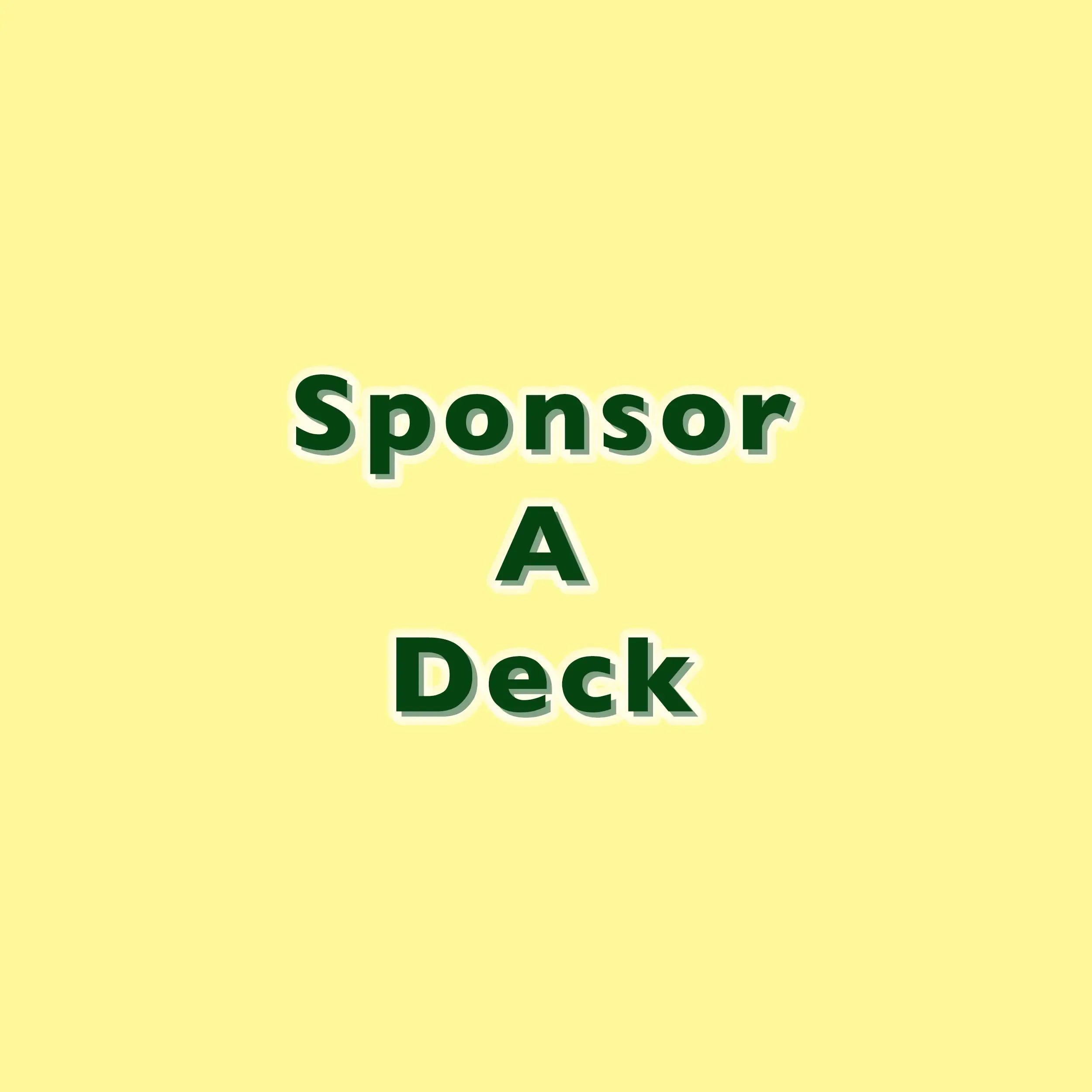 Sponsor an Animal Packs Deck